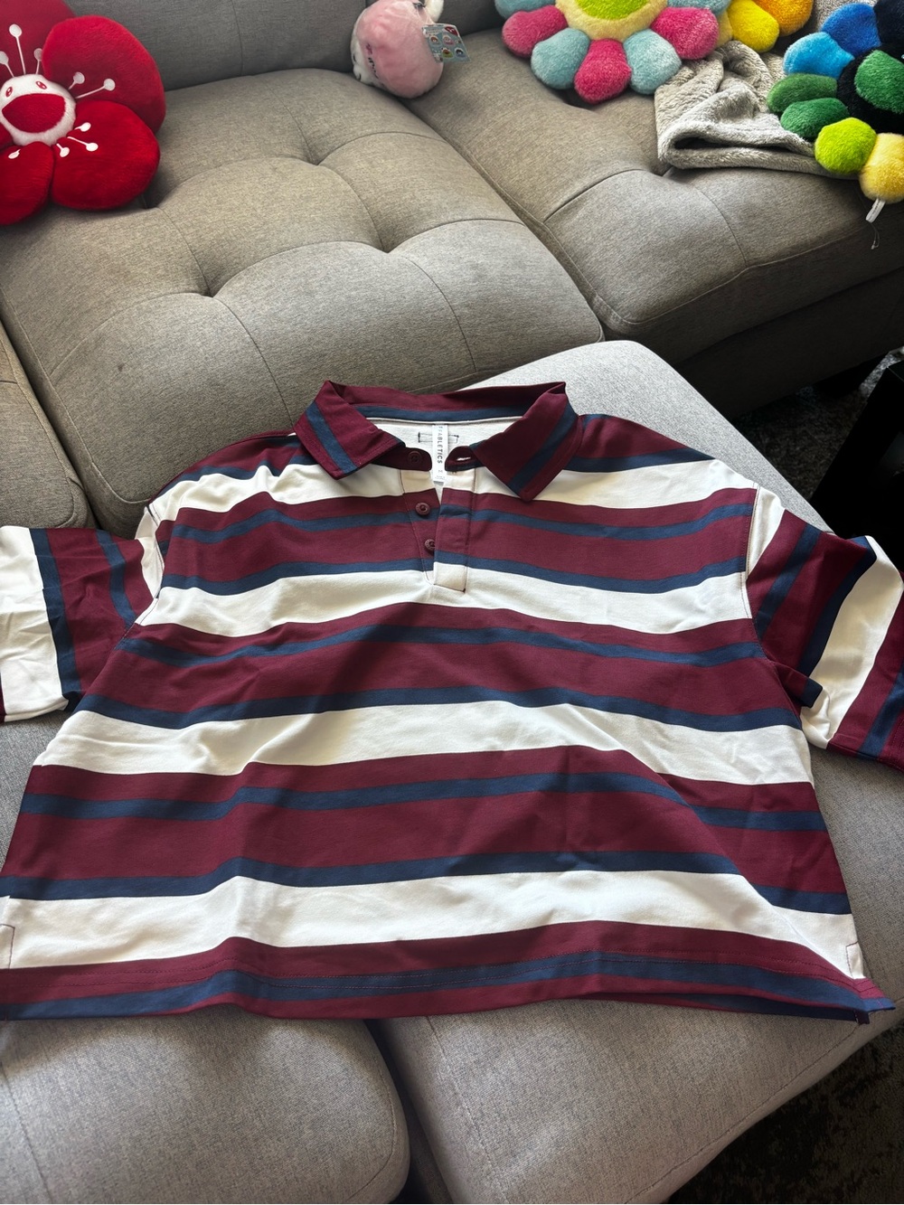 Fabletics Striped Polo Shirt